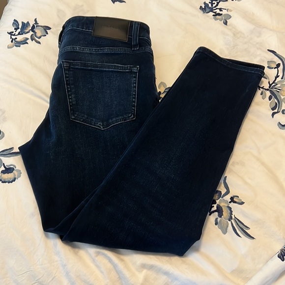 Mens express dark wash slim jeans - Picture 5 of 5